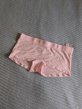VS Baby Pink Boyshort Panty Sz XS NWT